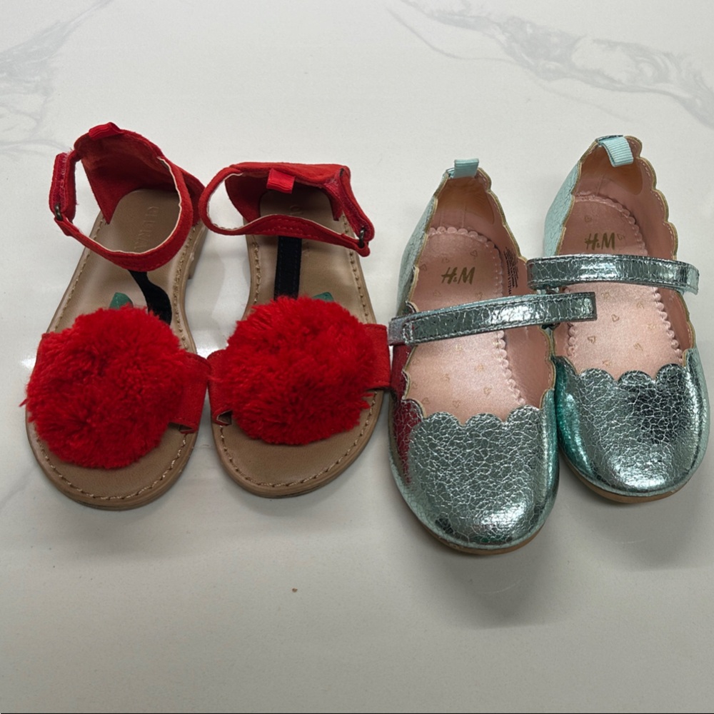 Girls size 8 sandal bundle
